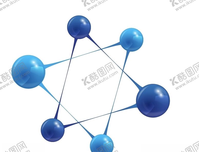 编号：42872509240509302385【酷图网】源文件下载-五角星圆圈连线背景元素