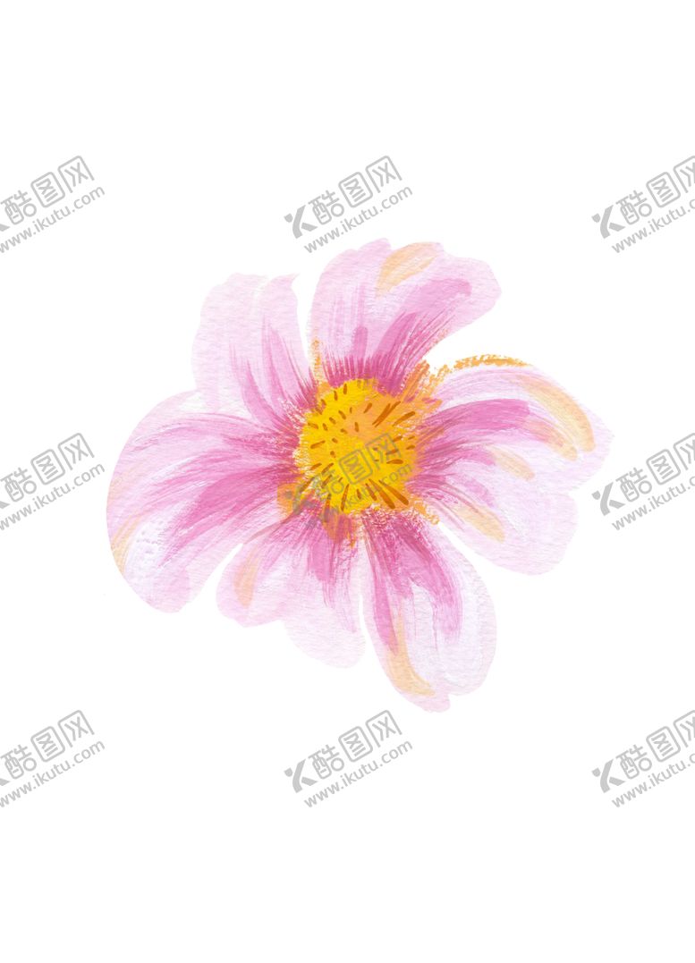 编号：34207406251943336646【酷图网】源文件下载-水粉花卉素材花型