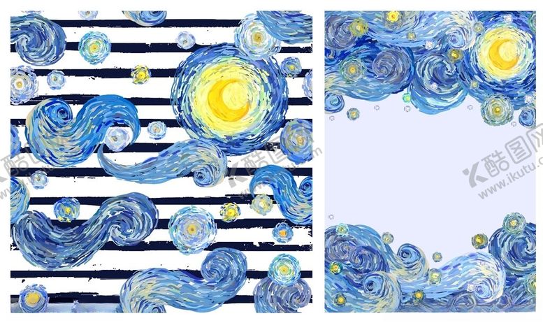 编号：48589309271831354260【酷图网】源文件下载-蓝白花卉图案装饰边框