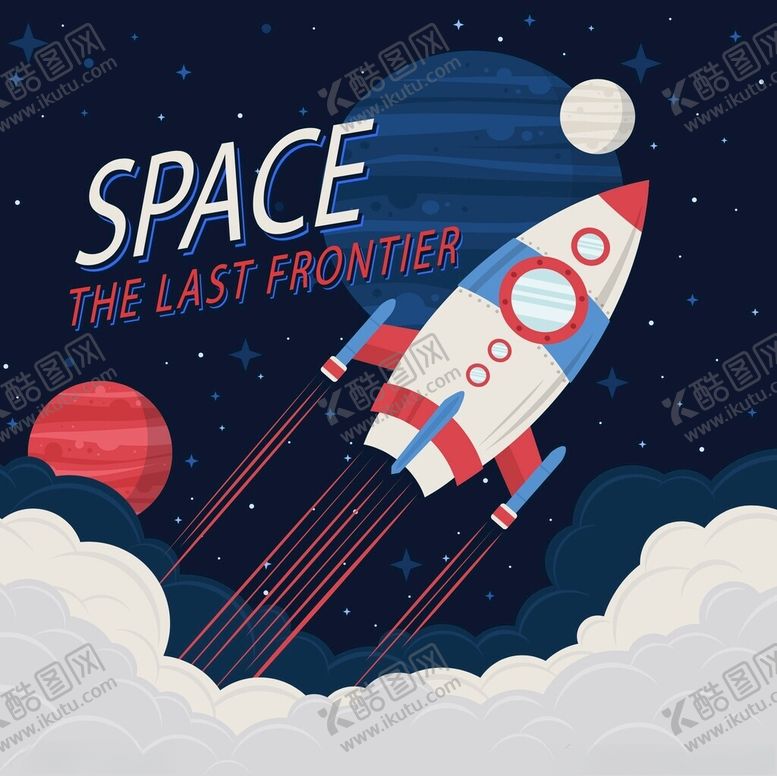 编号：79651304010341093830【酷图网】源文件下载-火箭飞向太空的奇幻场景