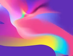 渐变蒲公英皮革纹理梦幻色彩斑驳