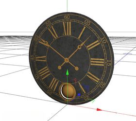 C4D模型时钟香薰蜡烛剪刀盆子