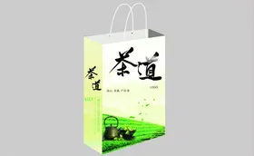 商务手提袋环保企业线条礼盒