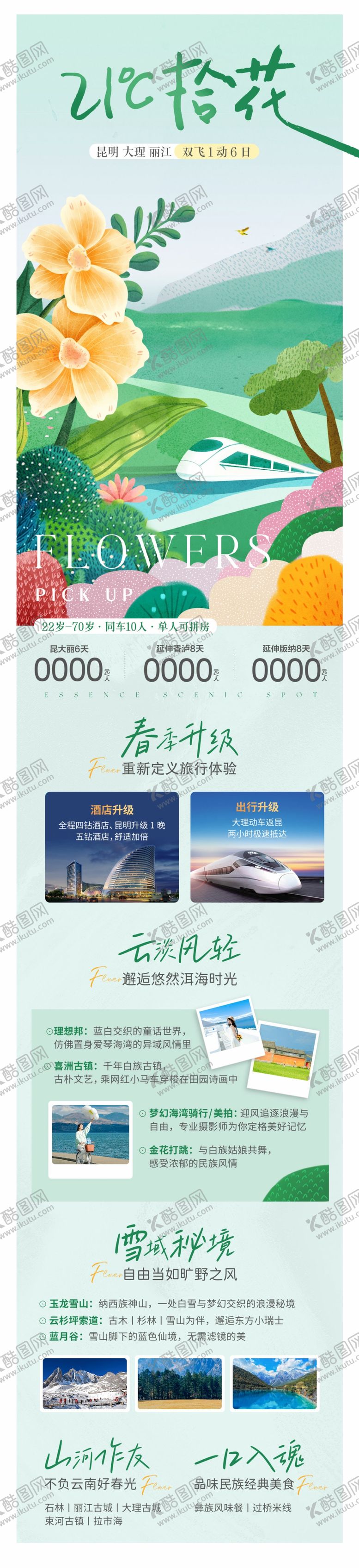 编号：33800004040609288589【酷图网】源文件下载-云南旅游海报详情页