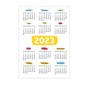 2023日历公司台广告年挂