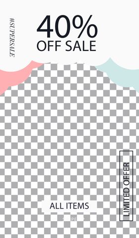 简约海报展板psd分层素材创意