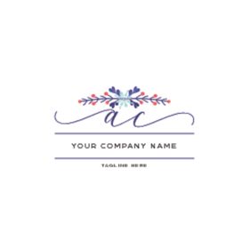 简易线性logo手绘字体艺术字极图形
