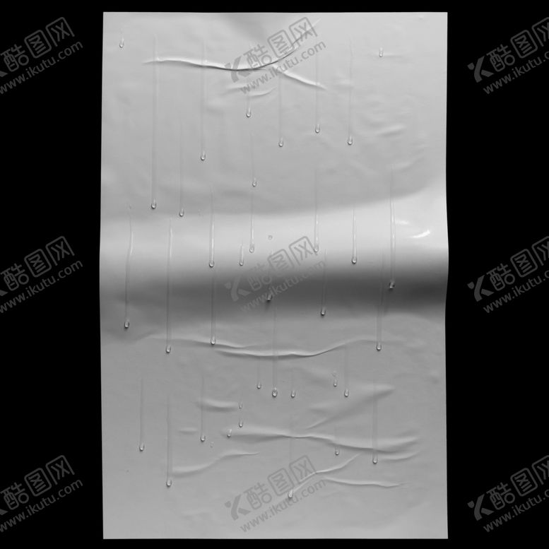 编号：22065401262306344357【酷图网】源文件下载-潮流复古褶皱肌理海报贴图样机