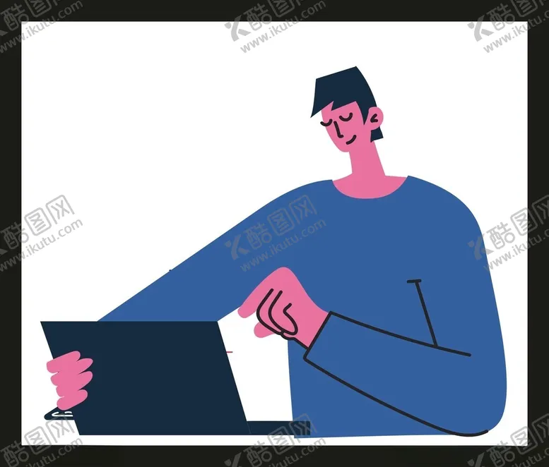 编号：24752701312016394722【酷图网】源文件下载-手绘男人男孩