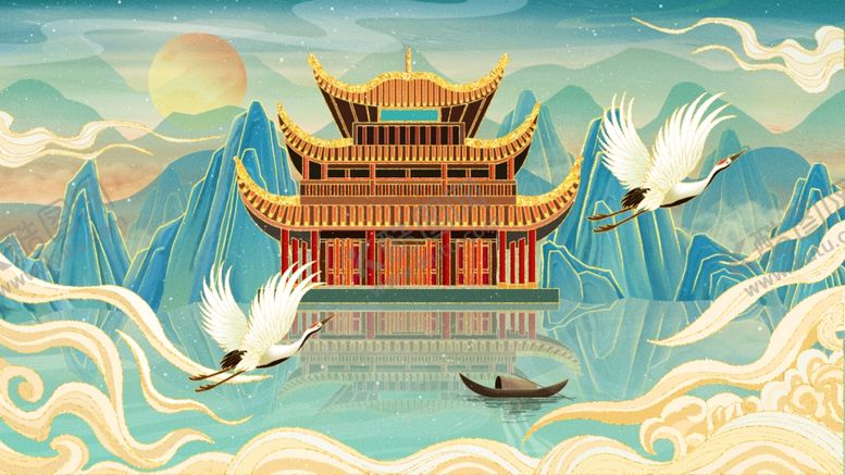 编号：44690409232339042973【酷图网】源文件下载-国潮风景