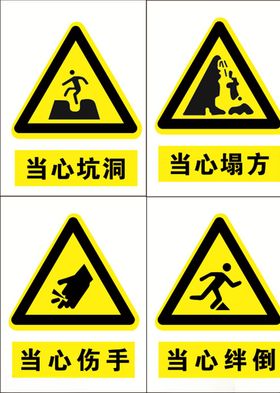 安全标识禁止吸烟警示警示志