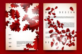 红叶主题创意宣传册设计