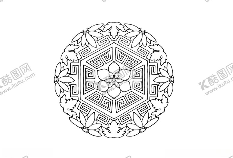 编号：73947510100125225987【酷图网】源文件下载-中国古典花纹