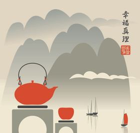 国风插画海报