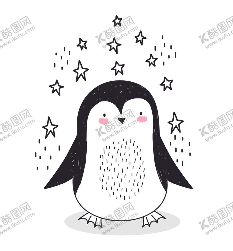 编号：36727206151243105653【酷图网】源文件下载-手绘可爱动物