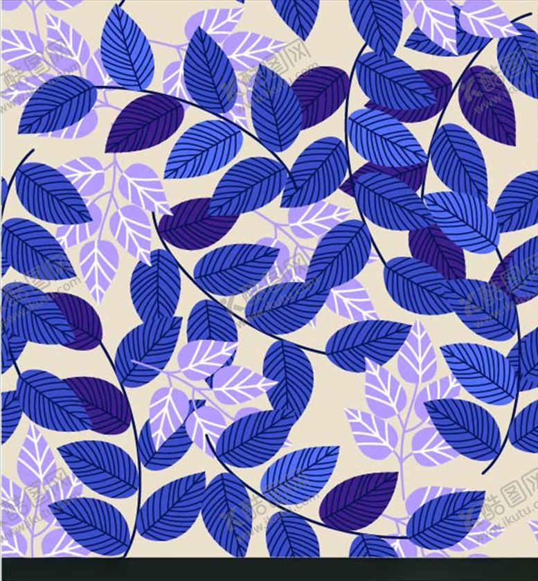 编号：24786010120812548532【酷图网】源文件下载-叶子图案素描