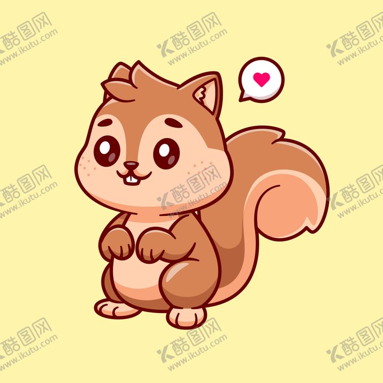 编号：86973409200300470713【酷图网】源文件下载-可爱卡通松鼠