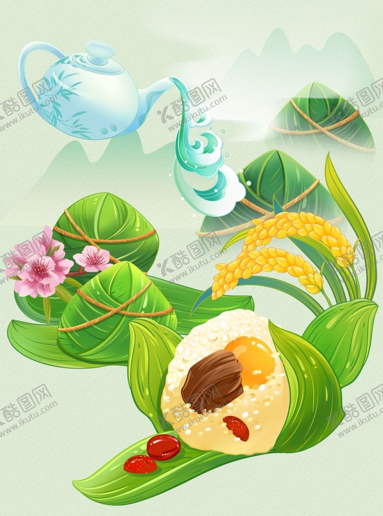 编号：50038601181859008196【酷图网】源文件下载-端午节插画