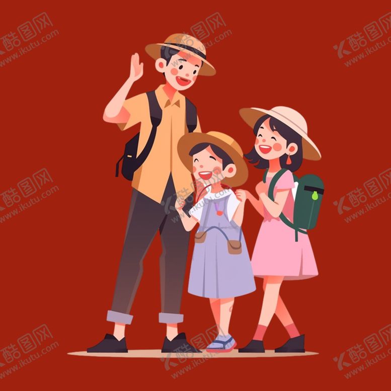 编号：90868602191559314797【酷图网】源文件下载-幸福家庭人物
