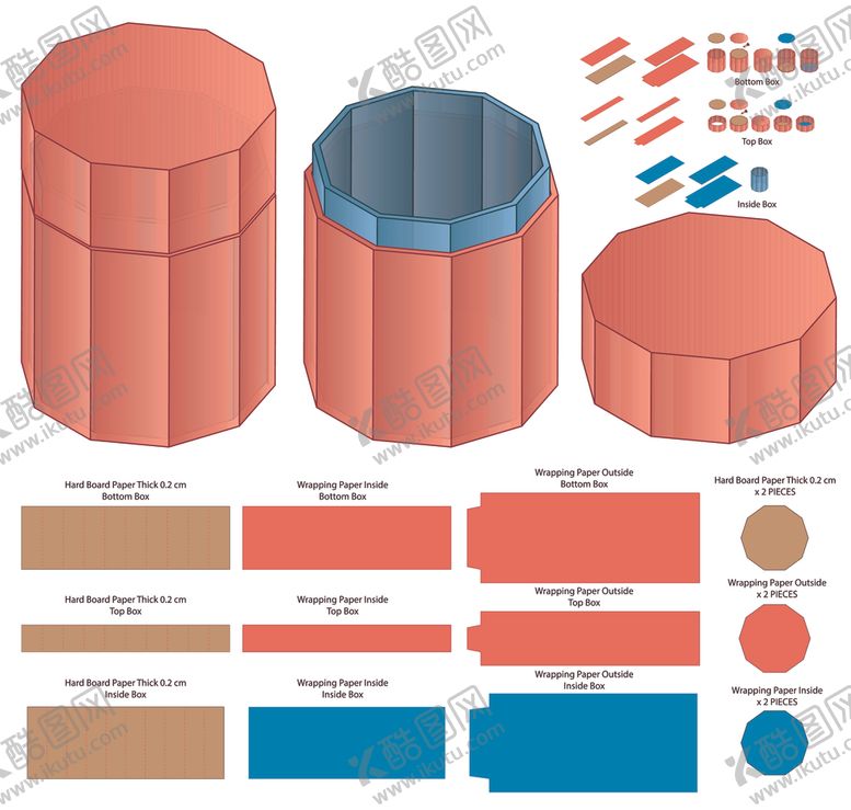 编号：97227709160342314644【酷图网】源文件下载-包装盒刀模