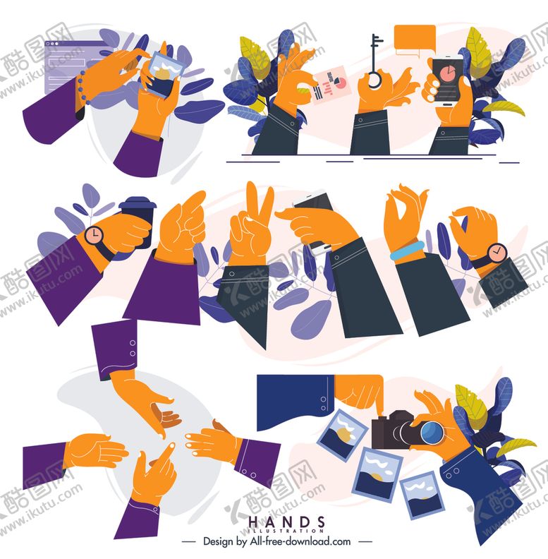 编号：40277810041340546797【酷图网】源文件下载-手势