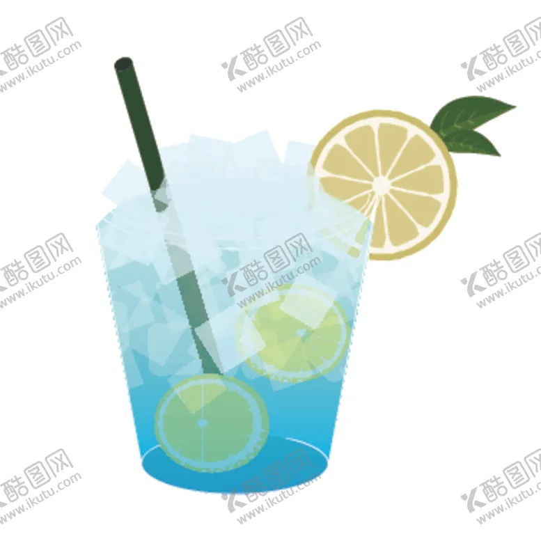 编号：56705906250152086012【酷图网】源文件下载-夏日冷饮矢量插画