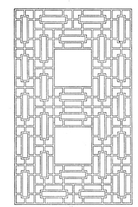 镂空花图案纹设计装修纹古典边