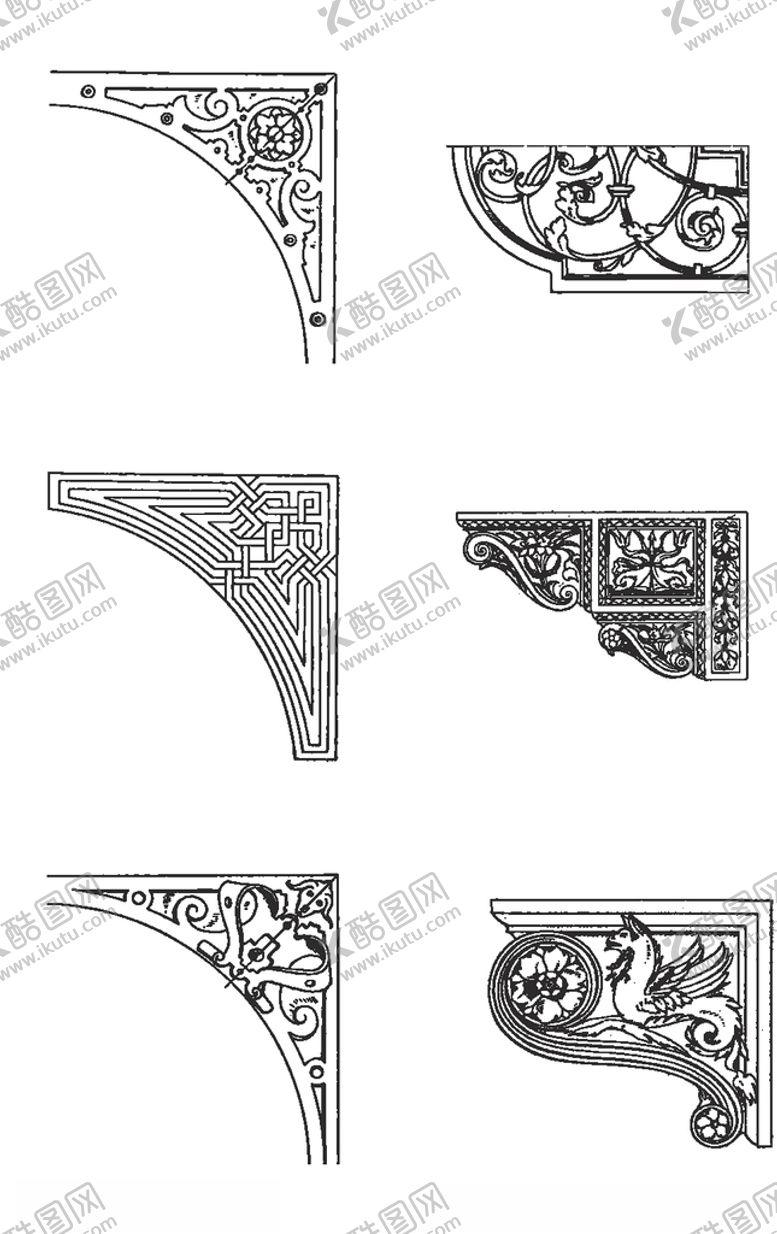 编号：52024309201725463367【酷图网】源文件下载-古典花纹边框