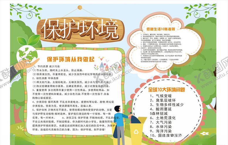 编号：68973806160354071343【酷图网】源文件下载-保护环境人人有责爱护环境