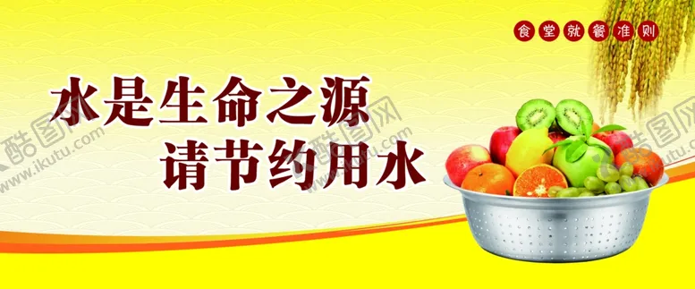编号：92540503150609491485【酷图网】源文件下载-餐厅文化节约粮食展板