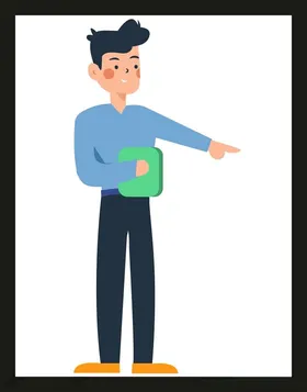 手绘男人男孩卡通卡通动画动画