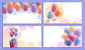 气球背景图案