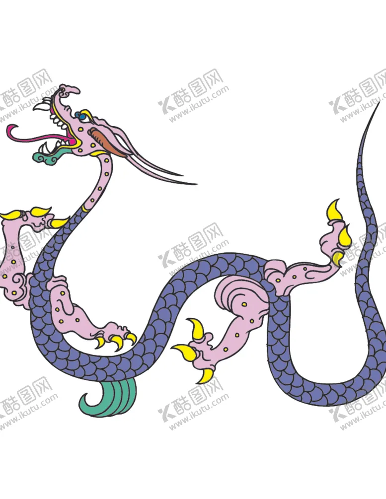 编号：86198512111404158525【酷图网】源文件下载-卡通龙
