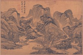 水墨高山