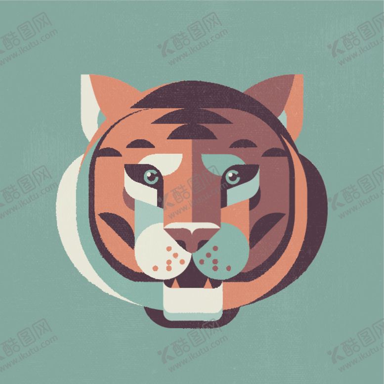 编号：24034106190446098448【酷图网】源文件下载-老虎图标