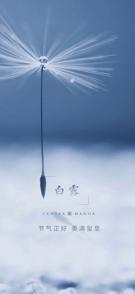白露海报房地产房地产二十四节气