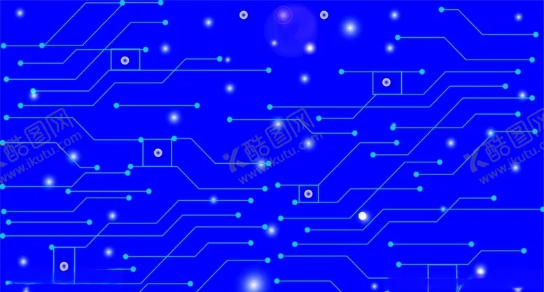 编号：10002807010752057802【酷图网】源文件下载-蓝底圆点线状素材