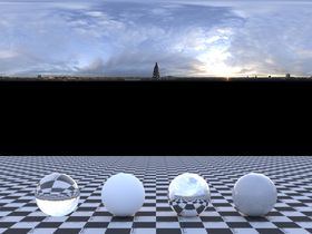 C4D天空贴图HDR贴图