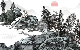 水墨山水