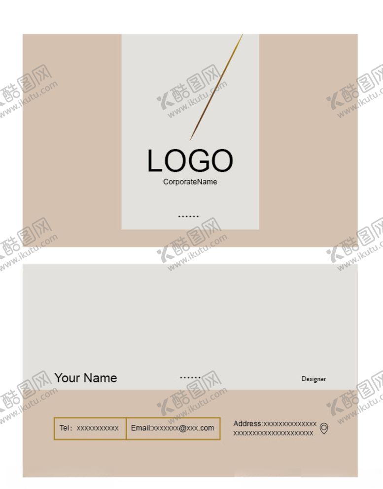 编号：68941510150339598443【酷图网】源文件下载-简约名片