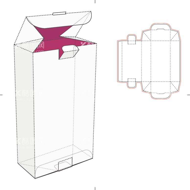 编号：21240712151854018792【酷图网】源文件下载-包装盒立体展开图