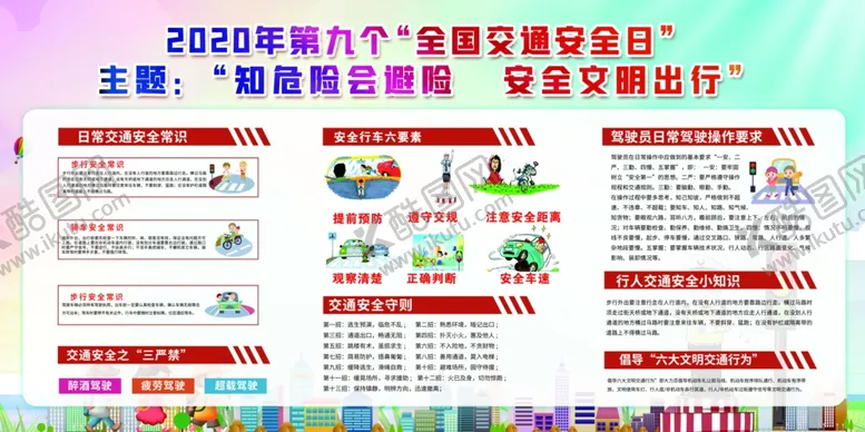 编号：29470904192238031266【酷图网】源文件下载-交通安全日版面