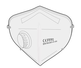 FFP2带阀口罩