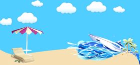 夏季沙滩