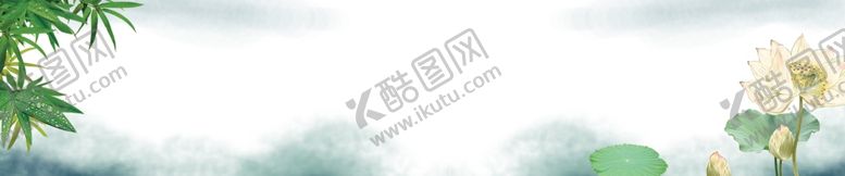 编号：83179904180335383562【酷图网】源文件下载-荷花条幅背景
