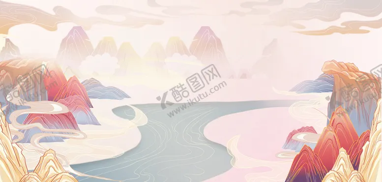 编号：10932709151207230246【酷图网】源文件下载-中国风祥云背景