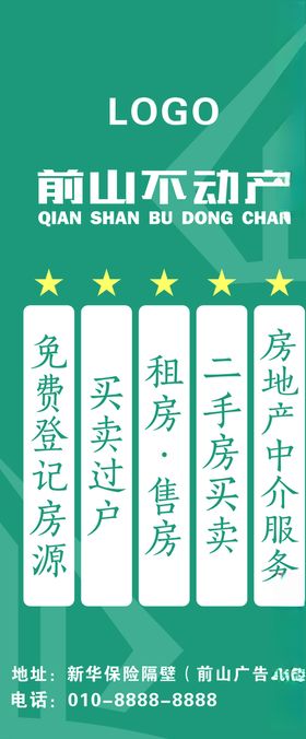 不动产展架