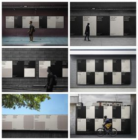 导视牌海报立牌样机