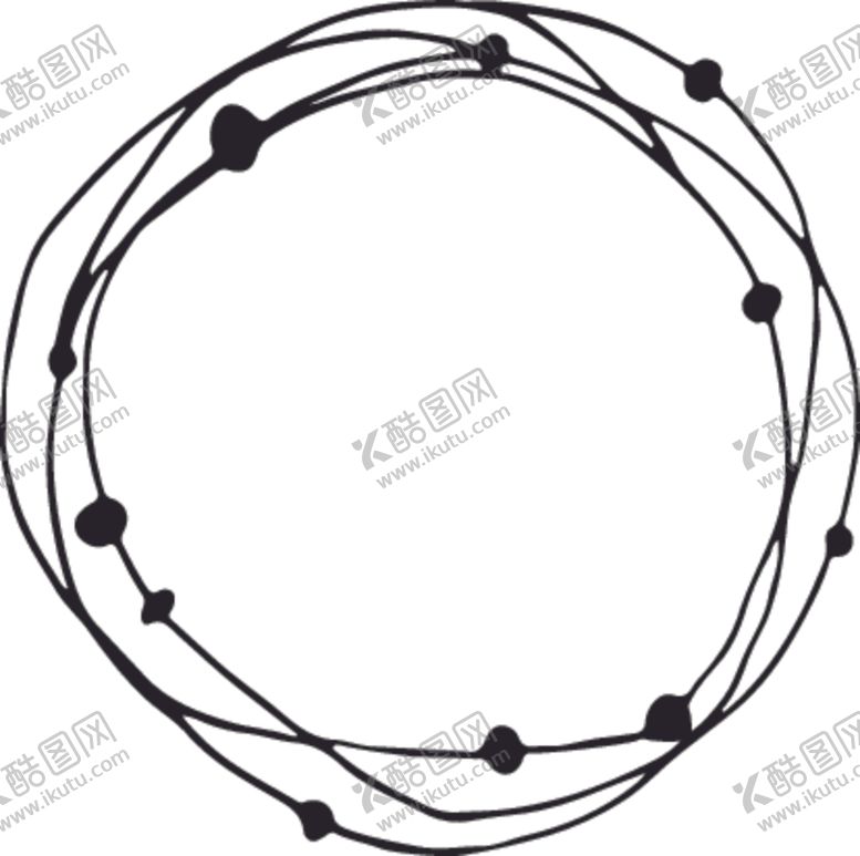 编号：25107504211634054941【酷图网】源文件下载-黑白手绘素材