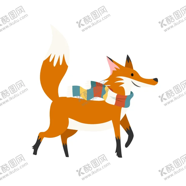 编号：50333104191707041691【酷图网】源文件下载-卡通狐狸手绘